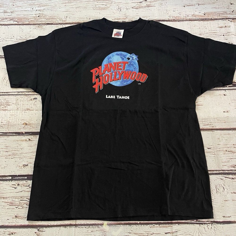 Vintage Planet Hollywood Lake Tahoe T Shirt XL Single Stitched New Old Stock